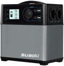 SUAOKI – 400Wh/120,000mAh Generador Portátil Solar, Cargador de Batería